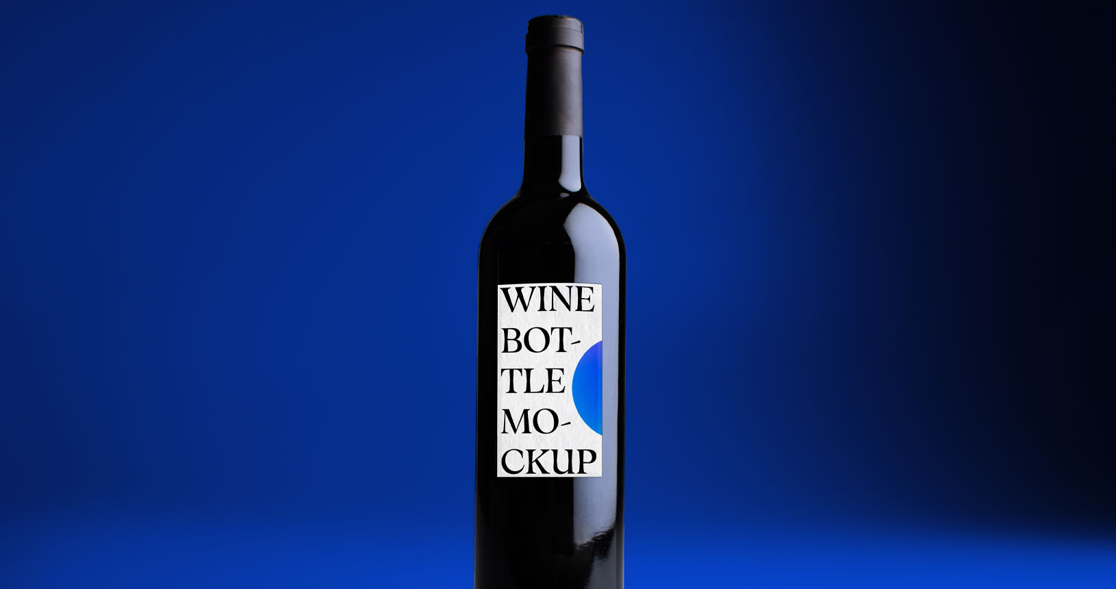 Mockup vino tinto